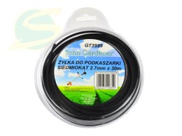 Żyłka do podkaszarki siedmiokąt 2,7mmx30m (40)