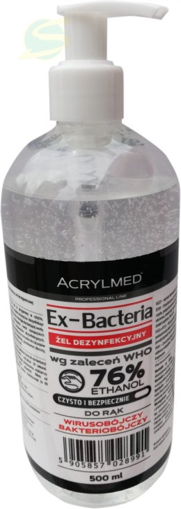 Żel Dezynfekcyjny 3w1 Ex-Bacteria 500ml Z Dozownikiem (Vat 8%)