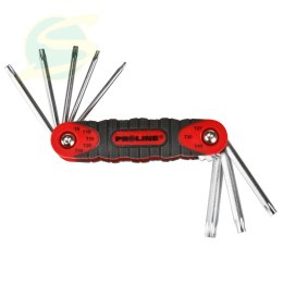 Klucze Torx T9-T40 Ze Skuwką Kpl. 8 Szt Proline