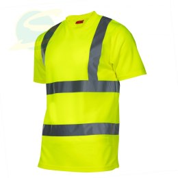 Koszulka T-Shirt Ostrzegawcza, Żółta, L, Ce, Lahti