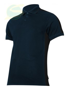 Koszulka Polo 190g/M2, Granatowo-Czarna, 2xl, Ce, Lahti