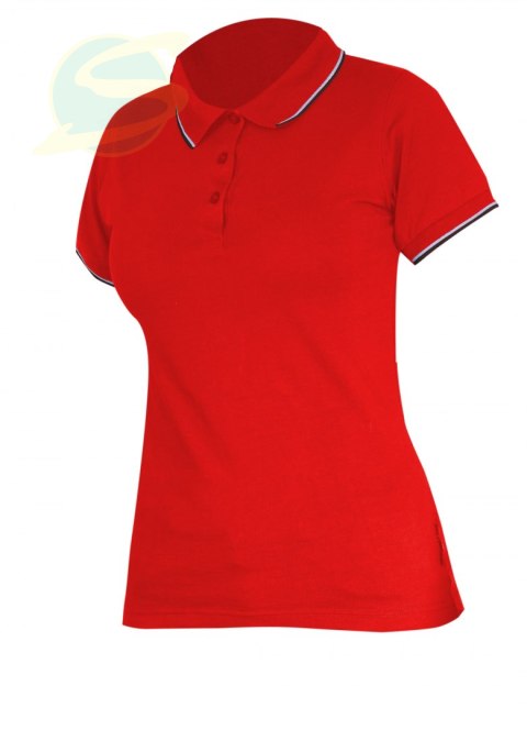 Koszulka Polo Damska 190g/M2, Czerwona, 2xl, Ce, Lahti