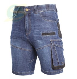 Spodenki Krótkie Jeans. Nieb. Stretch Ze Wzmoc.,3xl,Ce,Lahti