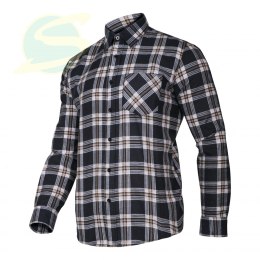 Koszula Flanelowa Granat-Beż., 120g/M2, 3xl, Ce, Lahti