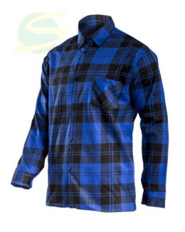 Koszula Flanelowa Granatowa, 170g/M2, 2xl, Ce, Lahti