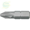 Końcówki wkrętakowe PZ2 x 25 mm, 20 szt.
