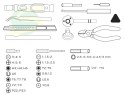 Zestaw do serwisowania smartfonów 47 szt.