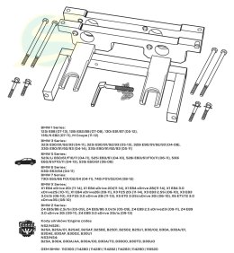 Zestaw blokad rozrządu do silników benzynowych BMW