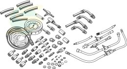 Zestaw do testowania systemów wtryskowych.