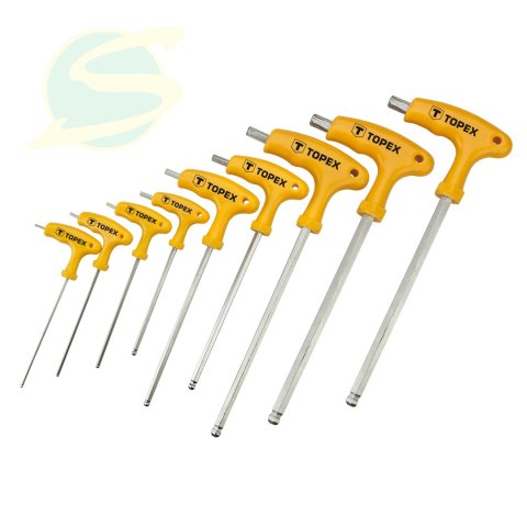 Klucze Torx typu T T10-T50, zestaw 9 szt.