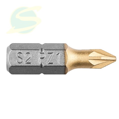 Końcówki wkrętakowe PZ1 x 25 mm, 2 szt.