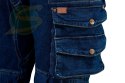 Spodnie robocze DENIM, wzm na kolanach rozmiar XXL