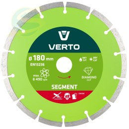 Tarcza diamentowa 180 x 22.2 mm, segmentowa