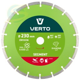 Tarcza diamentowa 230 x 22.2 mm, segmentowa