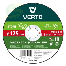 Tarcza tnąca do kamienia 125 x 3.2 x 22.2 mm