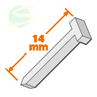 Zszywka typ NAIL (op.1000szt) 14mm VR-4298