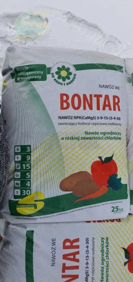 BONTAR NPK (CaMgS) 3-9-15-(5-4-30) WP 25kg