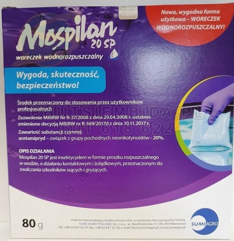 Mospilan 20 SP 80g