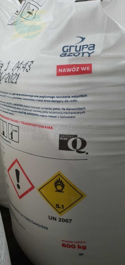 PULAN Saletra Amonowa N 34,4 BB 600kg PULAN Saletra Amonowa N 34,4 BB 600kg