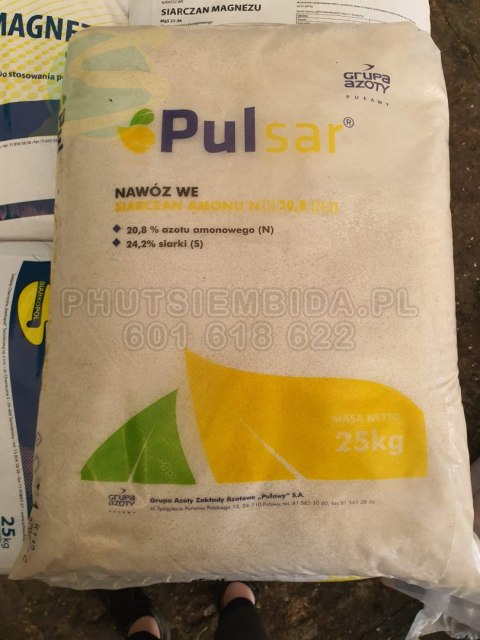 PULSAR Siarczan Amonu N(S) 20,8(24,2) WP 25kg