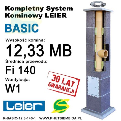 KOMIN BASIC LEIER 12,33MB FI140 1 WENTYLACJA