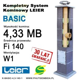 KOMIN BASIC LEIER 4,33MB FI140 1 WENTYLACJA