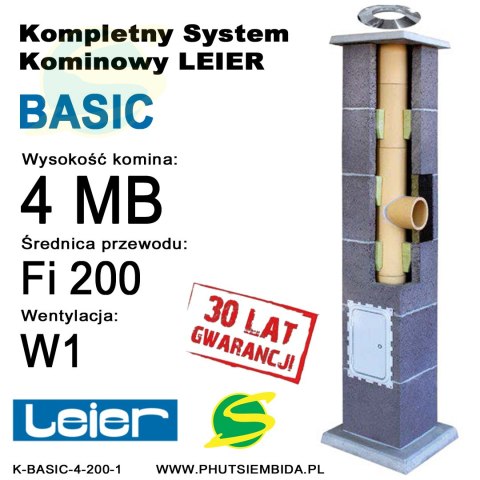 KOMIN BASIC LEIER 4MB FI200 1 WENTYLACJA