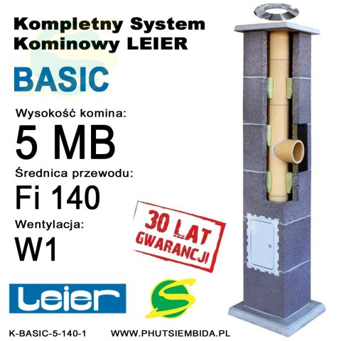 KOMIN BASIC LEIER 5MB FI140 1 WENTYLACJA