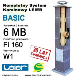 KOMIN BASIC LEIER 6MB FI160 1 WENTYLACJA