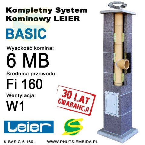 KOMIN BASIC LEIER 6MB FI160 1 WENTYLACJA