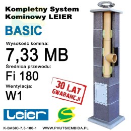 KOMIN BASIC LEIER 7,33 MB FI180 1 WENTYLACJA