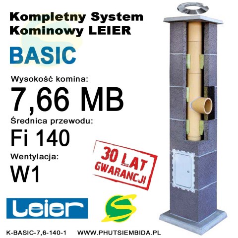 KOMIN BASIC LEIER 7,66MB FI140 1 WENTYLACJA