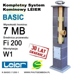 KOMIN BASIC LEIER 7MB FI200 1 WENTYLACJA