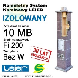 KOMIN IZOLOWANY LEIER 10MB FI200