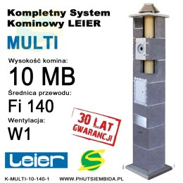 KOMIN MULTI 1 WENTYLACJA LEIER 10MB FI140