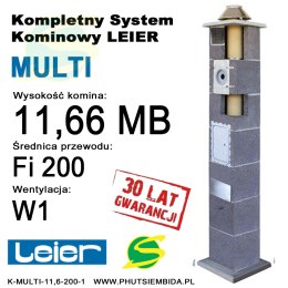 KOMIN MULTI 1 WENTYLACJA LEIER 11,66MB FI200