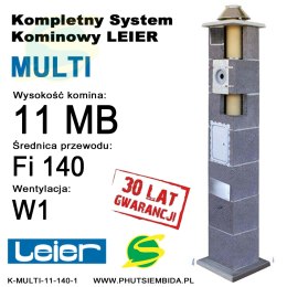 KOMIN MULTI 1 WENTYLACJA LEIER 11MB FI140