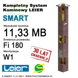 KOMIN SMART 1 WENTYLACJA LEIER 11,33MB FI180