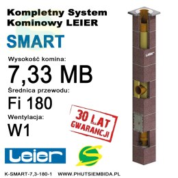 KOMIN SMART 1 WENTYLACJA LEIER 7,33MB FI180