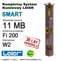 KOMIN SMART 2 WENTYLACJA LEIER 11MB FI200