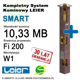 KOMIN SMART PLUS 1 WENTYLACJA LEIER 10,33MB FI200