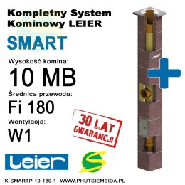 KOMIN SMART PLUS 1 WENTYLACJA LEIER 10MB FI180