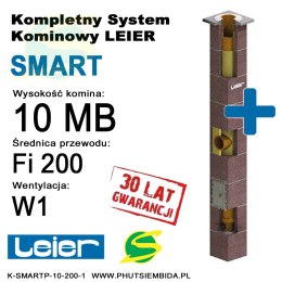 KOMIN SMART PLUS 1 WENTYLACJA LEIER 10MB FI200