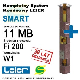 KOMIN SMART PLUS 1 WENTYLACJA LEIER 11MB FI200