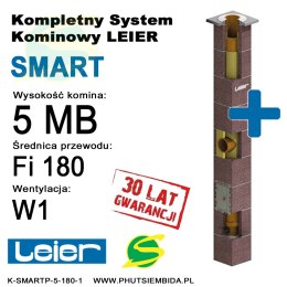 KOMIN SMART PLUS 1 WENTYLACJA LEIER 5MB FI180