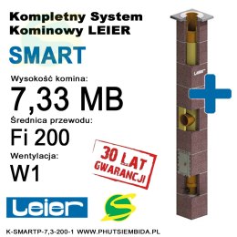 KOMIN SMART PLUS 1 WENTYLACJA LEIER 7,33MB FI200