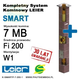 KOMIN SMART PLUS 1 WENTYLACJA LEIER 7MB FI200