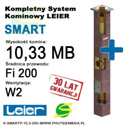 KOMIN SMART PLUS 2 WENTYLACJA LEIER 10,33MB FI200