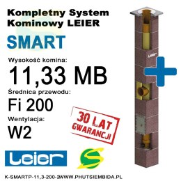 KOMIN SMART PLUS 2 WENTYLACJA LEIER 11,33MB FI200