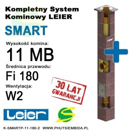 KOMIN SMART PLUS 2 WENTYLACJA LEIER 11MB FI180